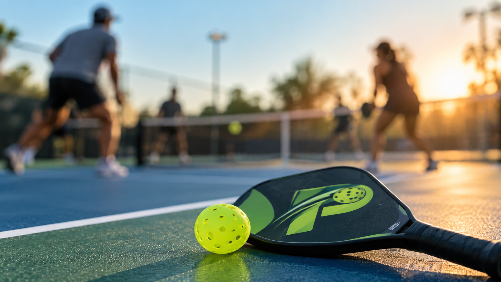 Pickleball court